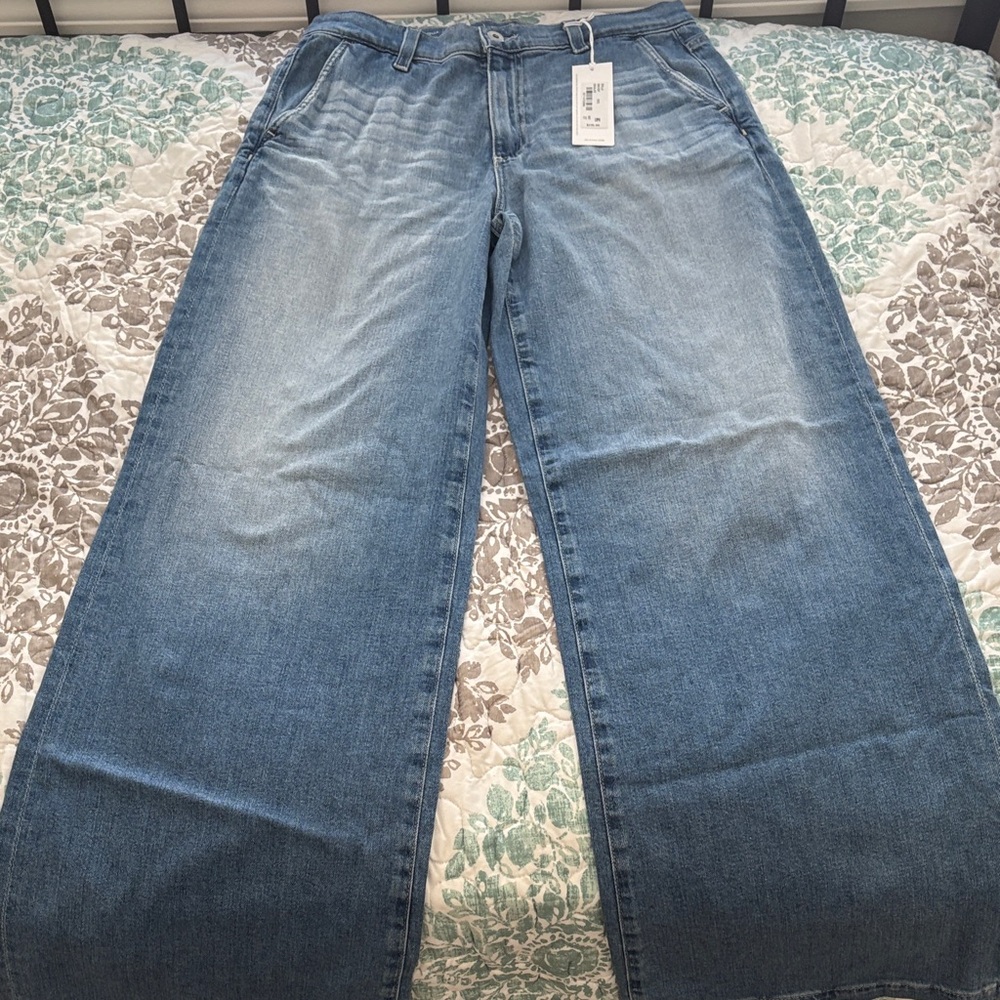 AG low slung Palazzo (27) Stella Escalate. NWT